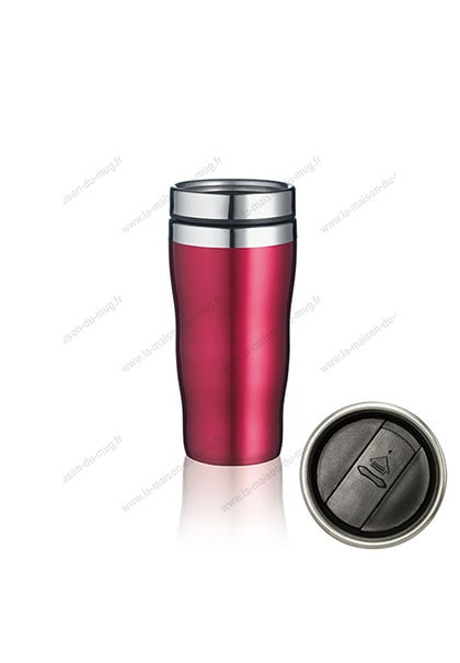 Gobelet thermos personnalisé avec votre logo, tasse à café bricolage,  impression personnalisée, photo, nom, texte, bureau, clic, eau, garder au  froid et au chaud, 450ml - AliExpress