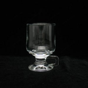 mug en verre transparent