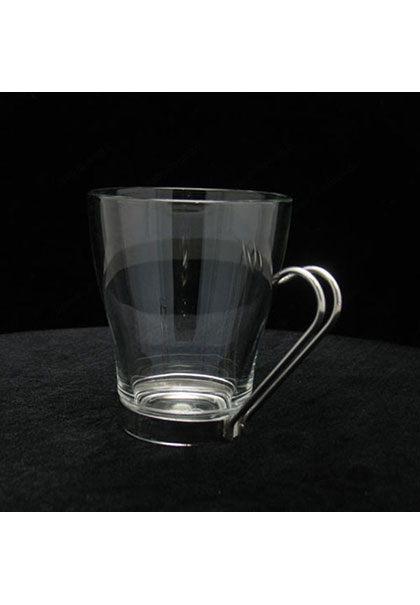 TASSE EN VERRE AVEC ANSE - TASSE VERRE LOGO