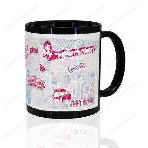 Mug noir sublimation publicitaire