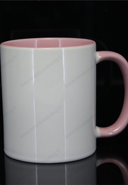mug personnalisé ilbus rose