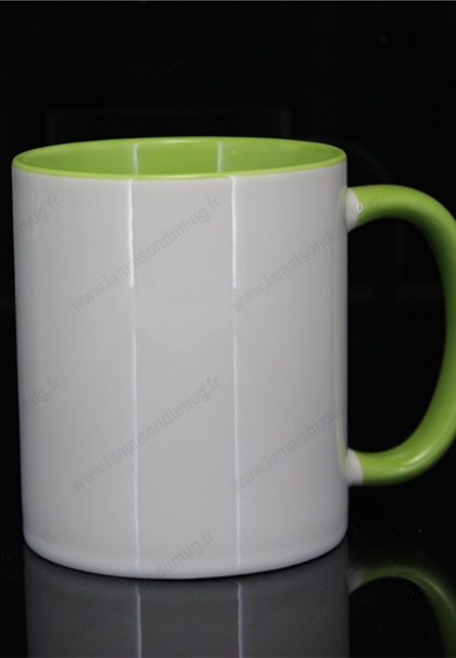 mug personnalisé ilbus vert pomme