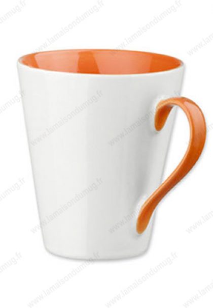 mug personnalisé marie orange