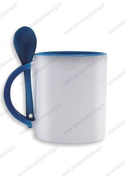 mug personnalisé festy bleu