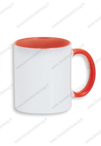 mug personnalisé dino orange