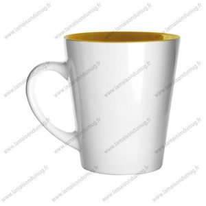 mug personnalisé hint jaune