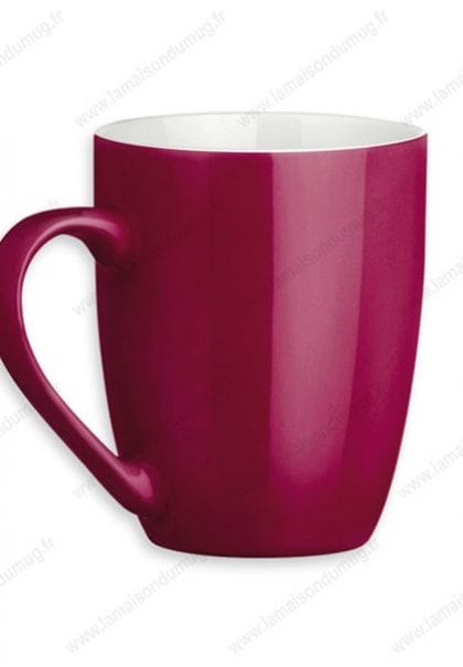 mug personnalisé sandy bordeau