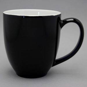 grand mug publicitaire noir et tasse publicitaire