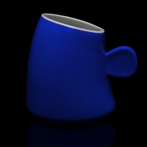 mug personnalisé laitiere cobalt