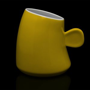 mug personnalisé laitiere jaune tournesol