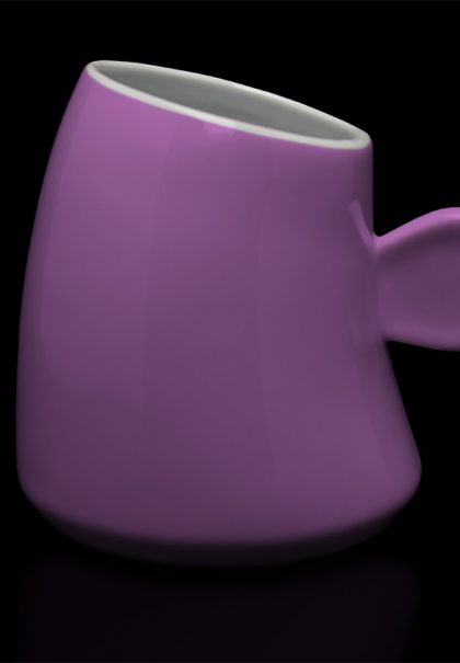 mug personnalisé laitiere rose