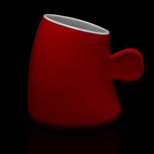 mug personnalisé laitiere rouge