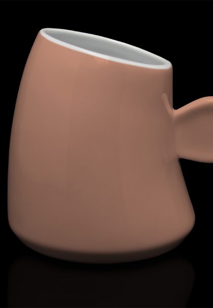 mug personnalisé laitiere saumon