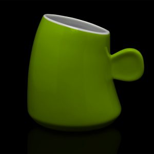 mug personnalisé laitiere vert anis