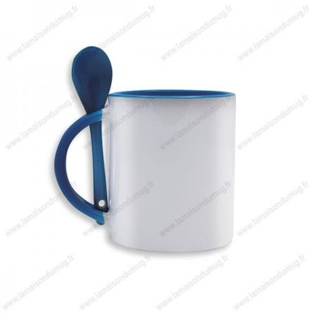 mug personnalisé festy bleu