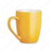 mug personnalisé sandy jaune