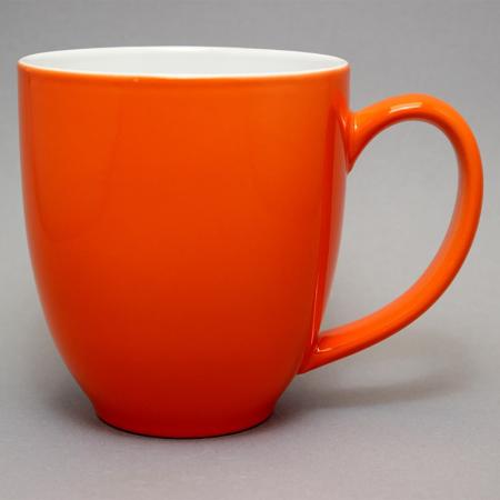 grand mug publicitaire orange et tasse publicitaire